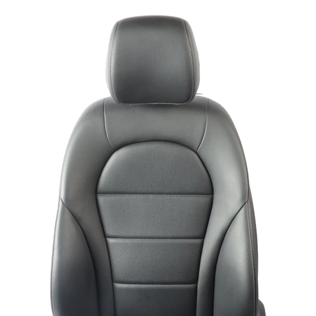 Mercedes GLC X253 Front Left N/S Seat Black Leather Heated Electric Interior - SKU A2059101147-1 - Part number A2059101147