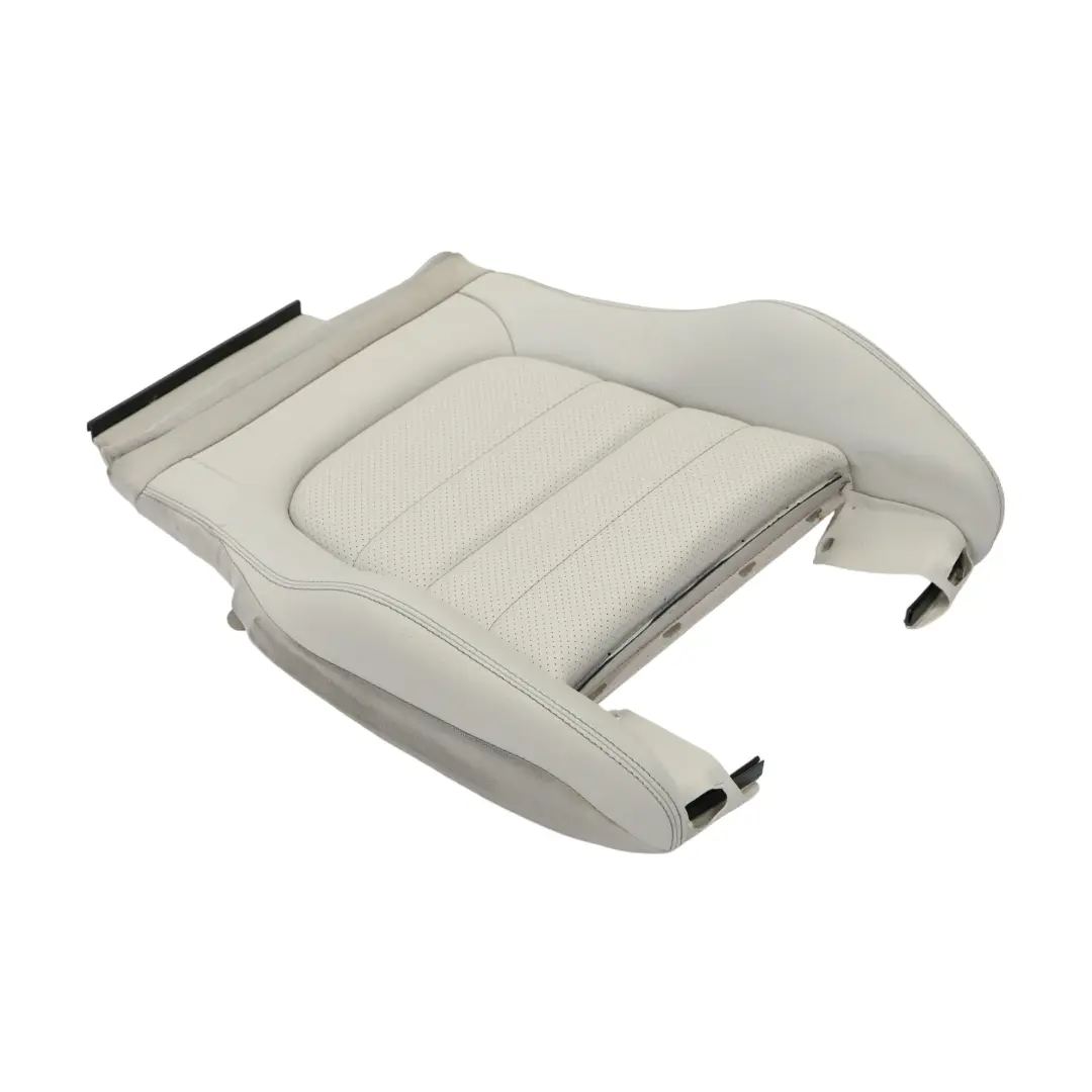 Mercedes C205 Front Lower Seat Base Heated Cover Leather Grey Left N/S - SKU A2059108846 - Part number A2059108846