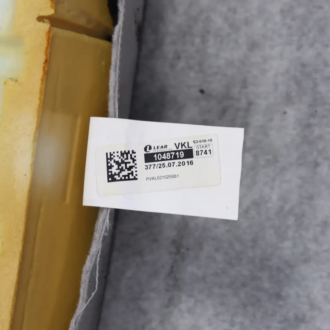 Mercedes C205 Asiento Delantero Inferior Funda Calefactable Cuero Gris Izquierdo - SKU A2059108846 - Número de pieza A2059108846