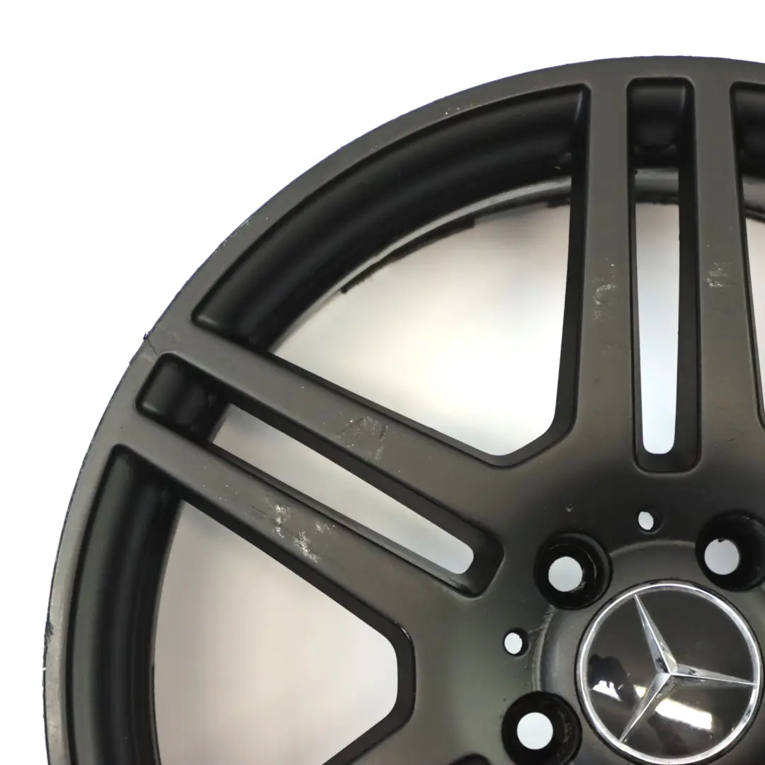 Mercedes C207 A207 AMG Jante arrière en alliage noir 18" 8.5J ET:49 - SKU A2074011402-7 - Numéro de pièce A2074011402