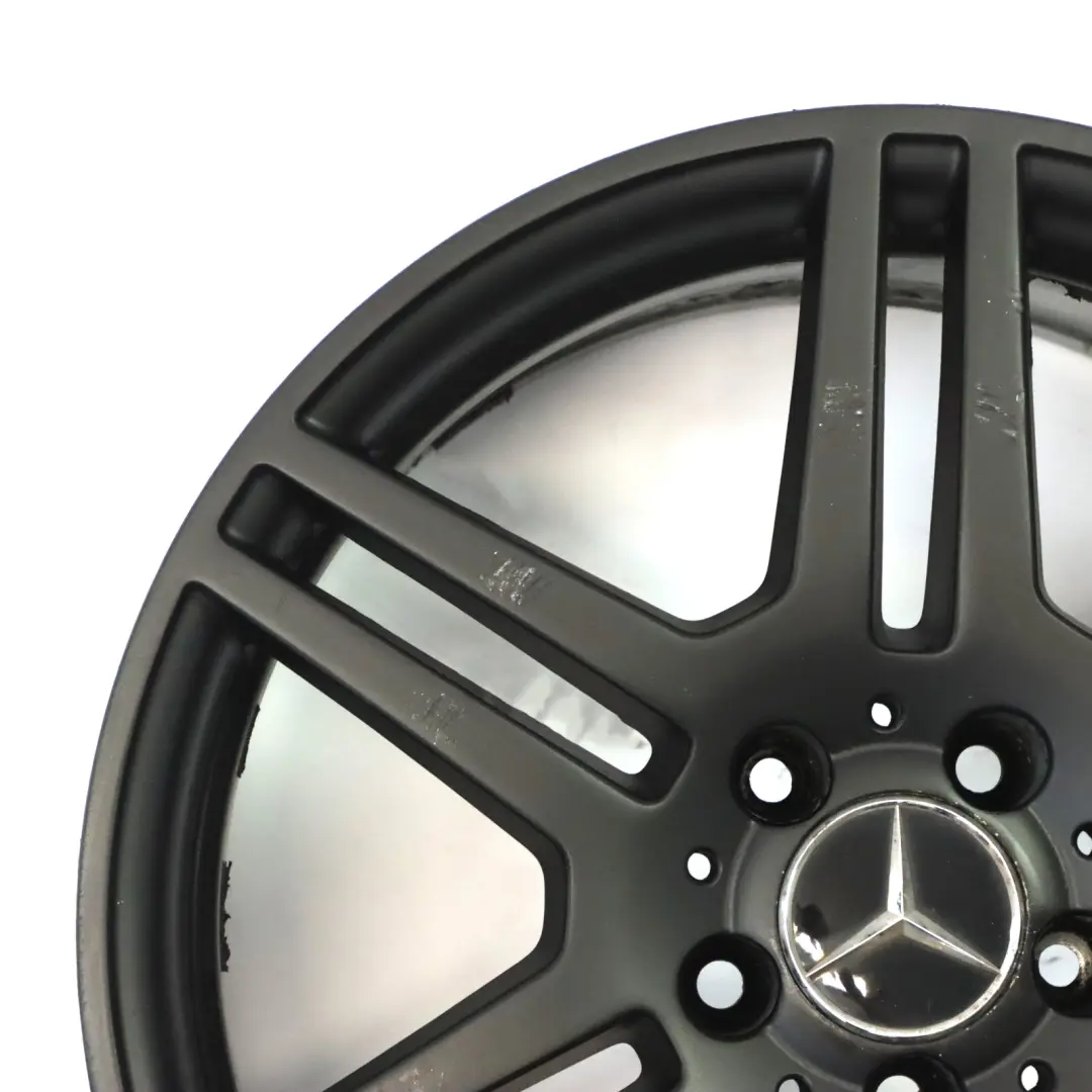 Mercedes C207 A207 AMG Rear Black Alloy Wheel Rim 18" 8.5J ET:49 - SKU A2074011402-9 - Part number A2074011402