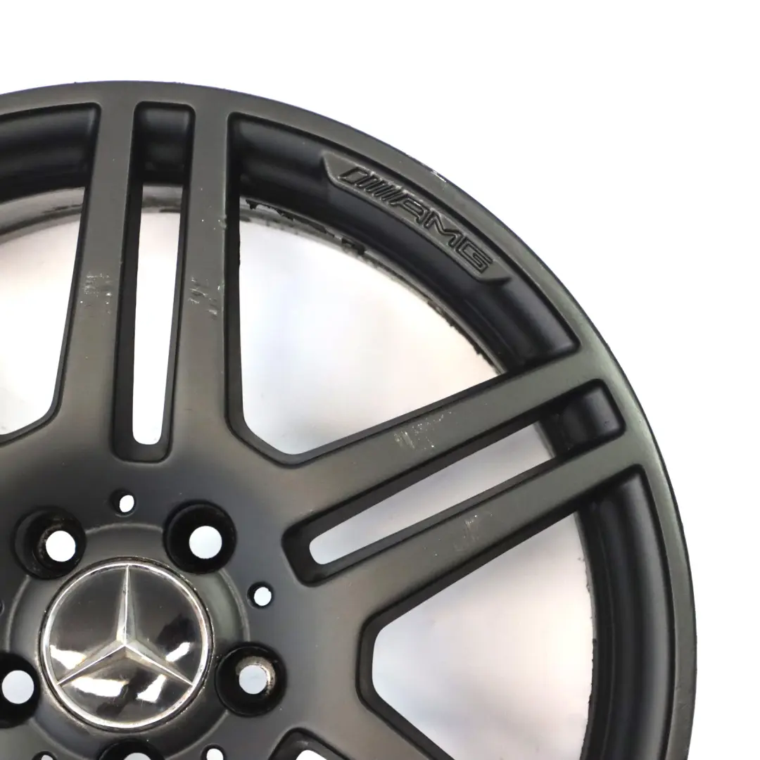 Mercedes C207 A207 AMG Rear Black Alloy Wheel Rim 18" 8.5J ET:49 - SKU A2074011402-9 - Part number A2074011402