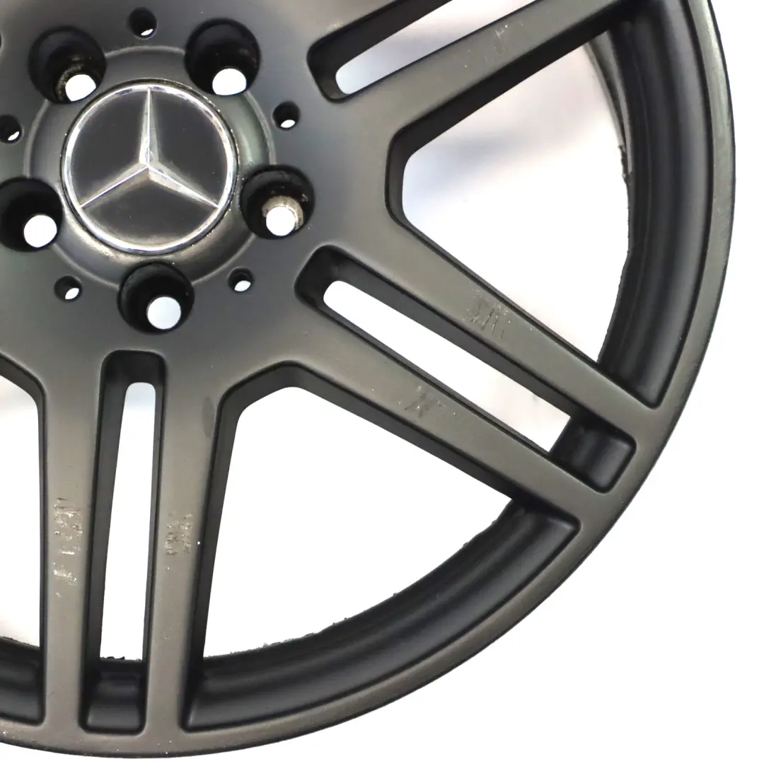 Mercedes C207 A207 AMG Rear Black Alloy Wheel Rim 18" 8.5J ET:49 - SKU A2074011402-9 - Part number A2074011402
