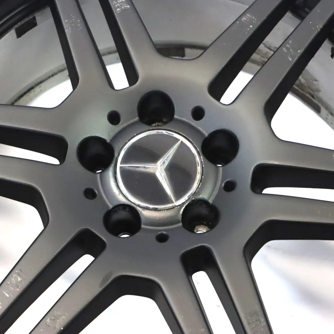 Mercedes C207 A207 AMG Rear Black Alloy Wheel Rim 18" 8.5J ET:49 - SKU A2074011402-9 - Part number A2074011402