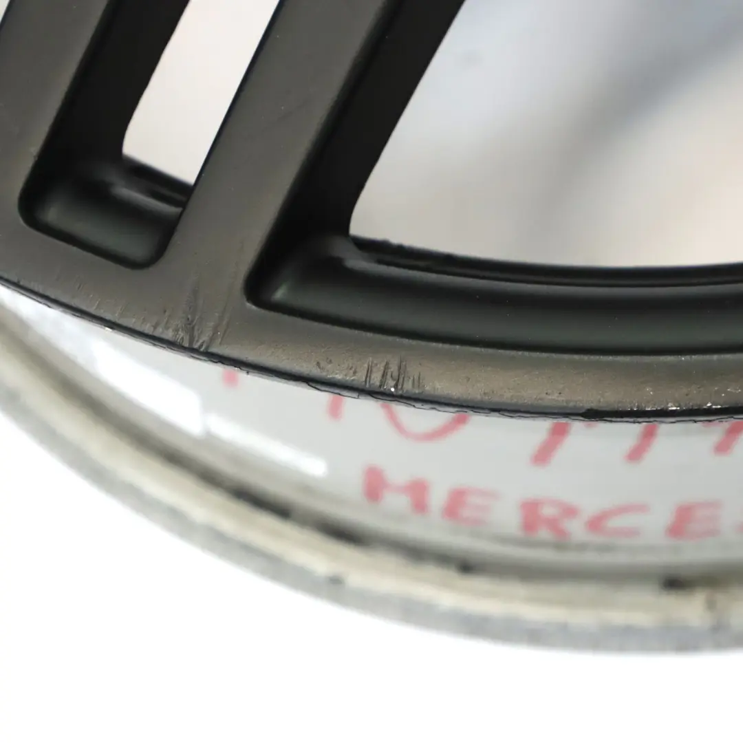 Mercedes C207 A207 AMG Rear Black Alloy Wheel Rim 18" 8.5J ET:49 - SKU A2074011402-9 - Part number A2074011402