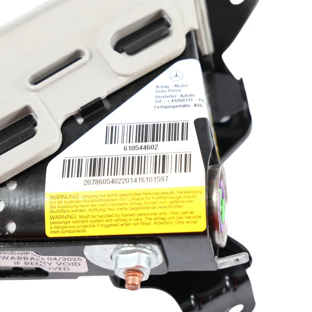 Mercedes W204 Module De Climatisation De Siège Avant Droit - SKU A2078605402-1 - Numéro de pièce A2078605402