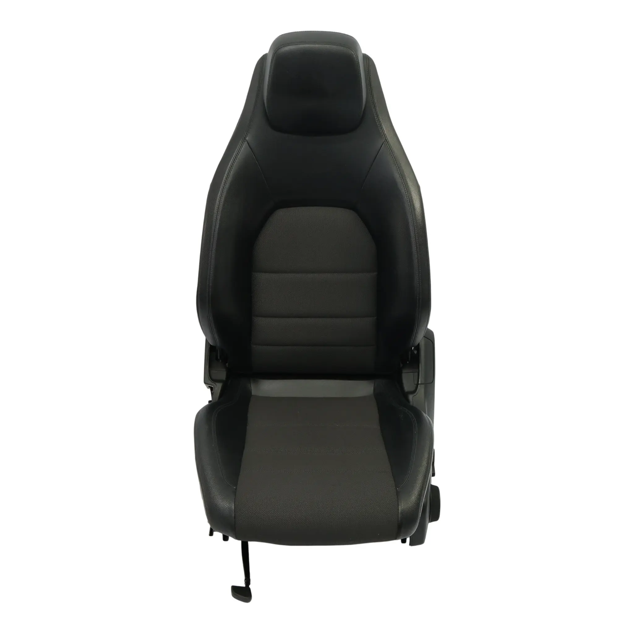 Sedile Anteriore Sinistro Mercedes C204 C207 A207 Elettrico Mezza Pelle Nero