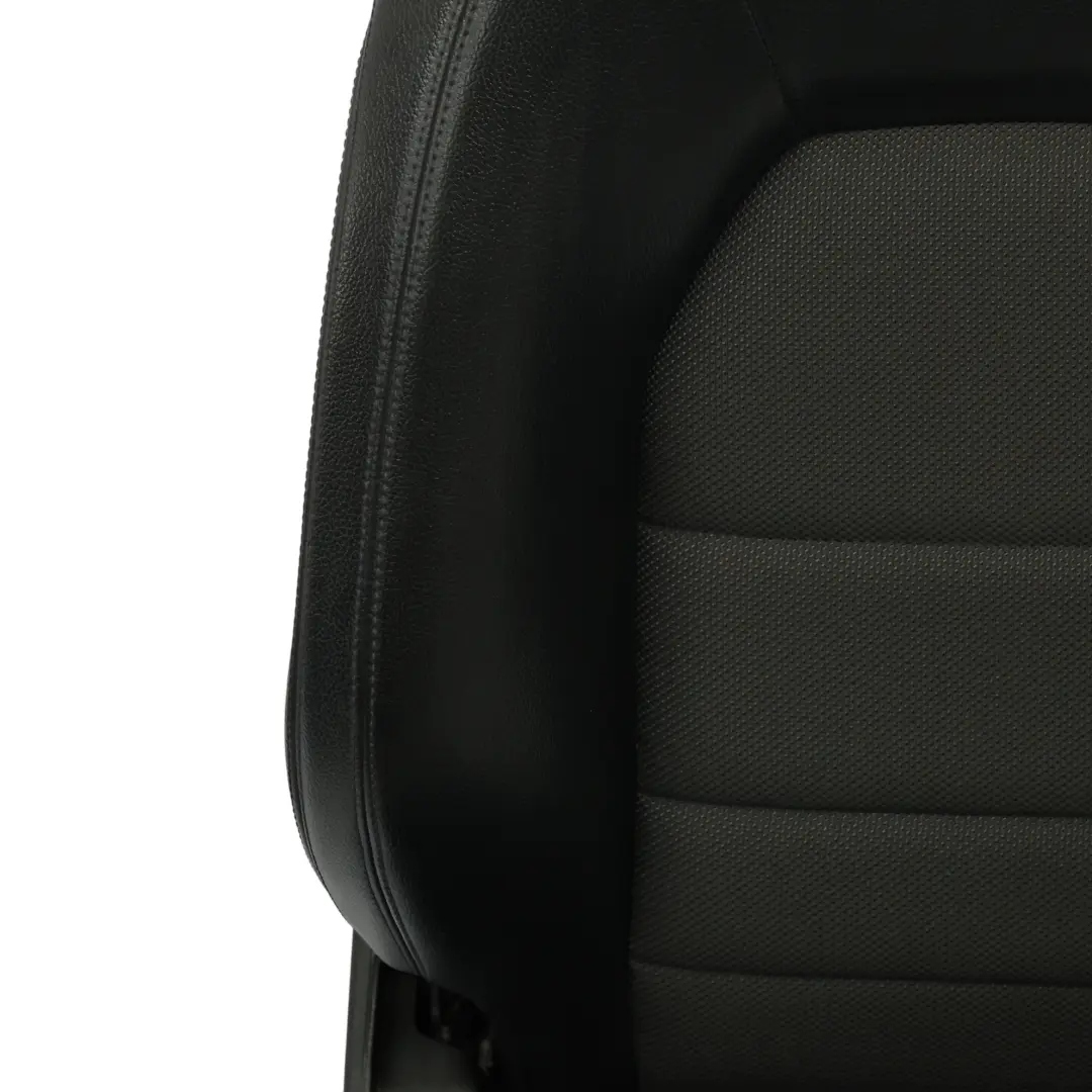 Seat Front Left N/S Mercedes C204 C207 A207 Interior Electric Half Leather Black - SKU A2079100847-2 - Part number A2079100847