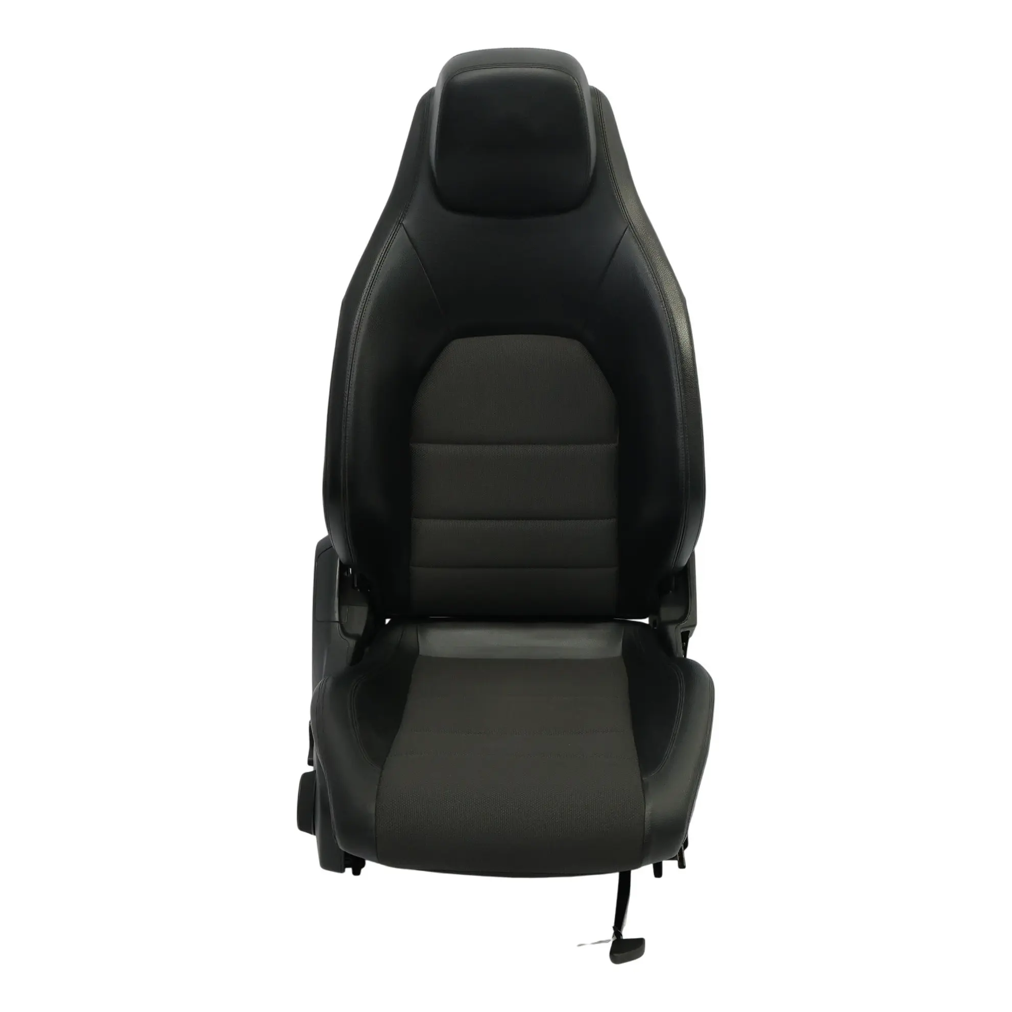 Seat Front Right O/S Mercedes C204 C207 A207 Electric Half Leather Black