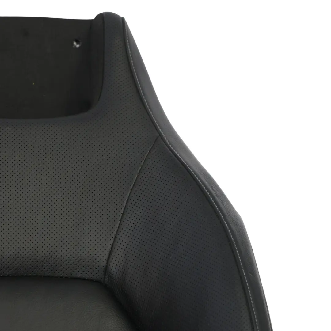  Front Seat Backrest Mercedes C204 C207 A207 Left N/S Heated Leather Black - SKU A2079101005 - Part number A2079101005