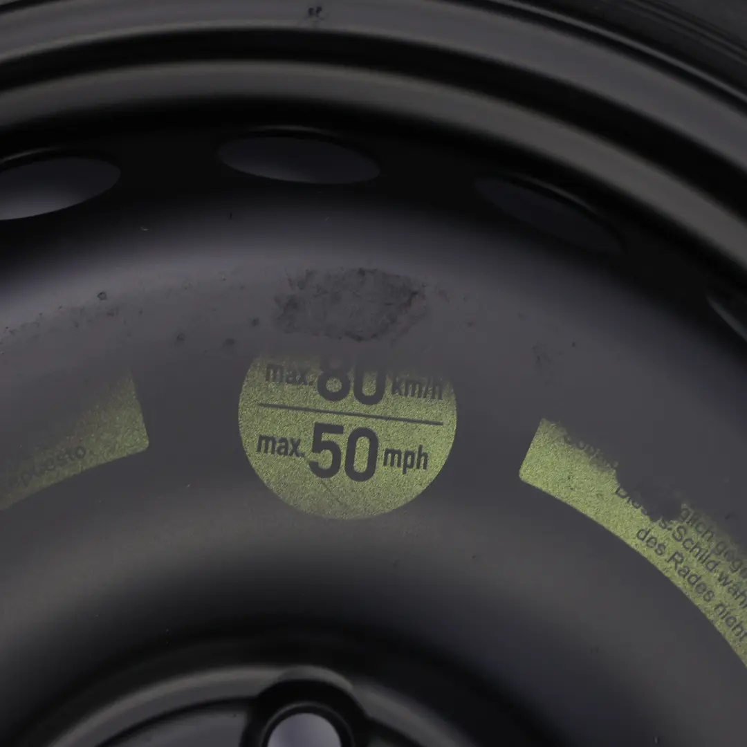 Ruota Di Scorta Mercedes W203 C209 Pneumatico In Acciaio R17 3.5J ET:17 125/80 per con numero di parte A2094000302 Ruota Di Scorta Mercedes W203 C209 Pneumatico In Acciaio R17 3.5J ET:17 125/80 - SKU A2094000302-3 - Numero di parte A2094000302