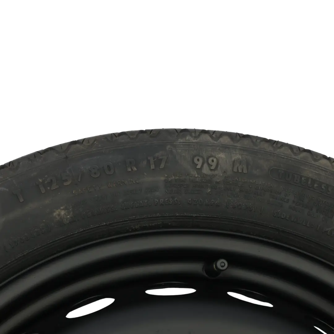  Spare Wheel Mercedes W203 C209 Steel Tyre R17 3.5J ET:17 125/80 - SKU A2094000302-3 - Part number A2094000302