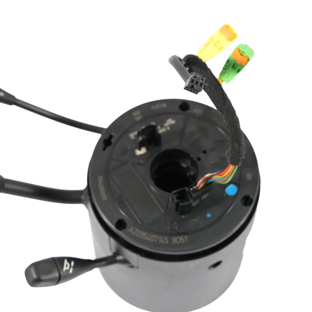 Steering Wheel Indicator Wiper Switch Unit to Mercedes CLK W209 Cabrio with Part number A2094640618 Mercedes CLK W209 Cabrio Steering Wheel Indicator Wiper Switch Unit - SKU A2094640618 - Part number A2094640618