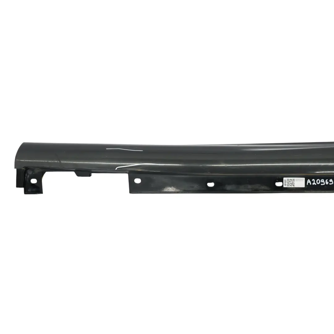 Side Skirt Mercedes A209 AMG Door Sill Cover Left N/S Obsidian Black - 197 - SKU A2096980325-OB - Part number A2096980325