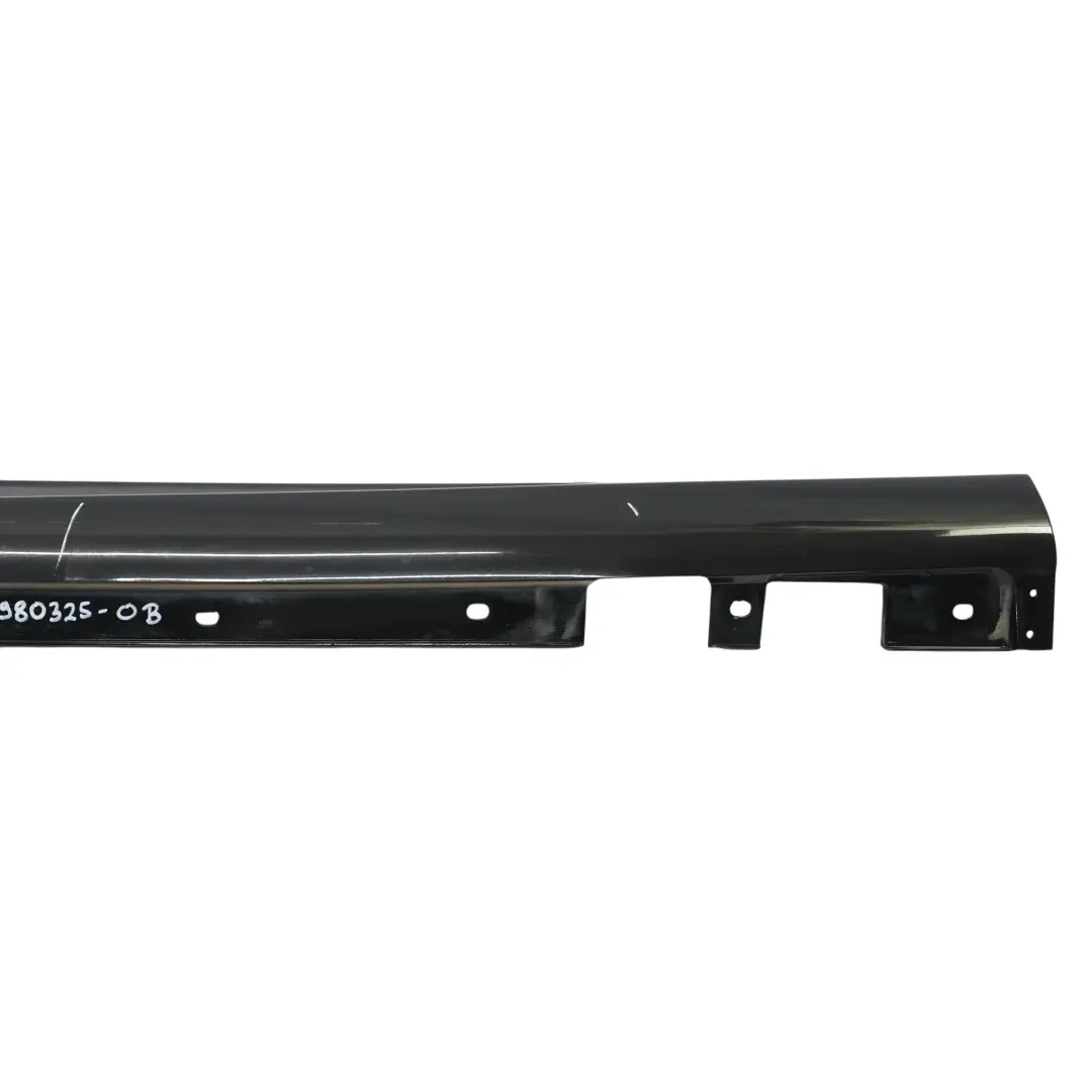  Side Skirt Mercedes A209 AMG Door Sill Cover Left N/S Obsidian Black - 197 - SKU A2096980325-OB - Part number A2096980325