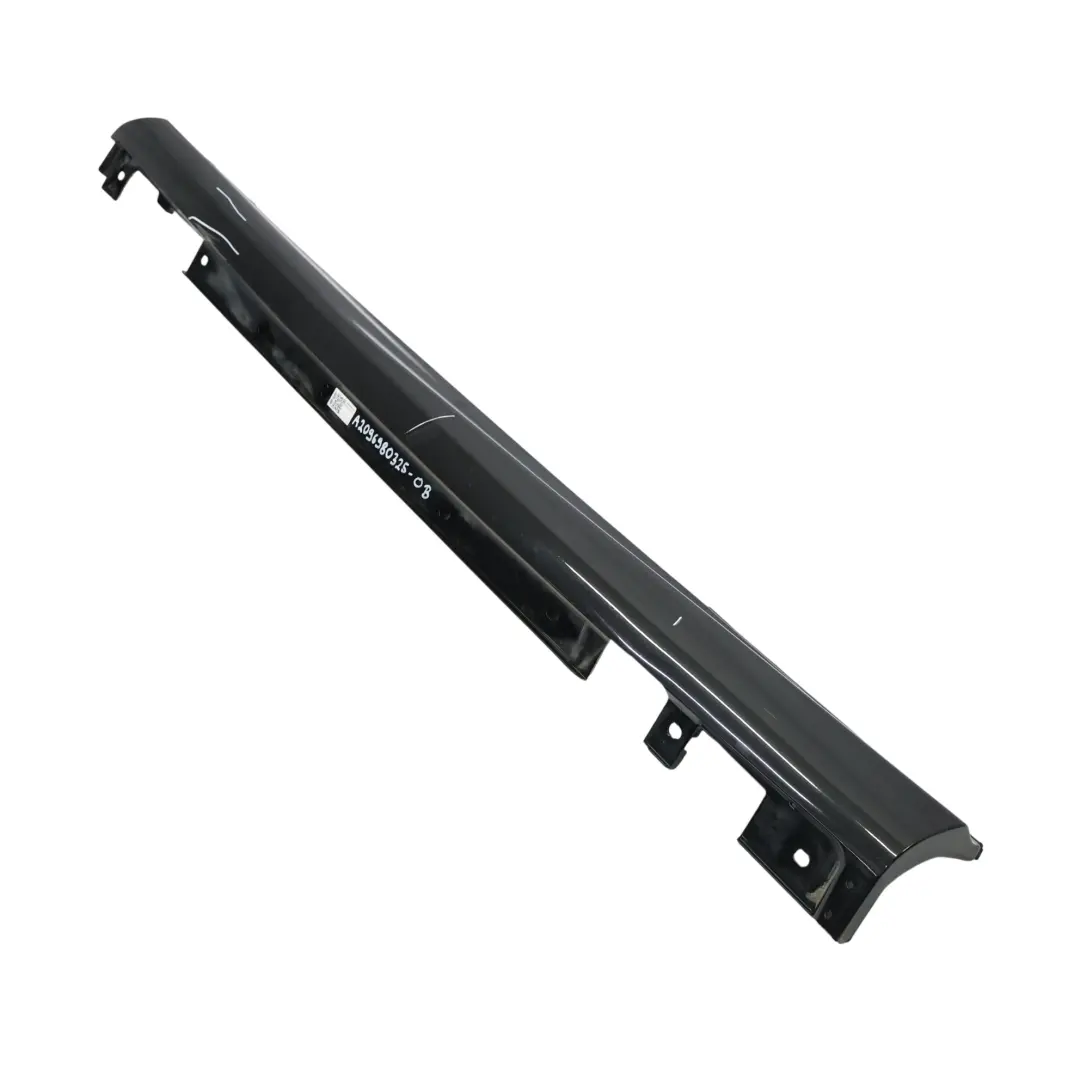  Side Skirt Mercedes A209 AMG Door Sill Cover Left N/S Obsidian Black - 197 - SKU A2096980325-OB - Part number A2096980325