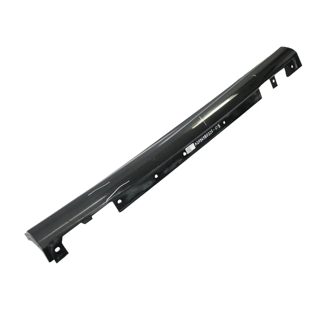  Side Skirt Mercedes A209 AMG Door Sill Cover Left N/S Obsidian Black - 197 - SKU A2096980325-OB - Part number A2096980325