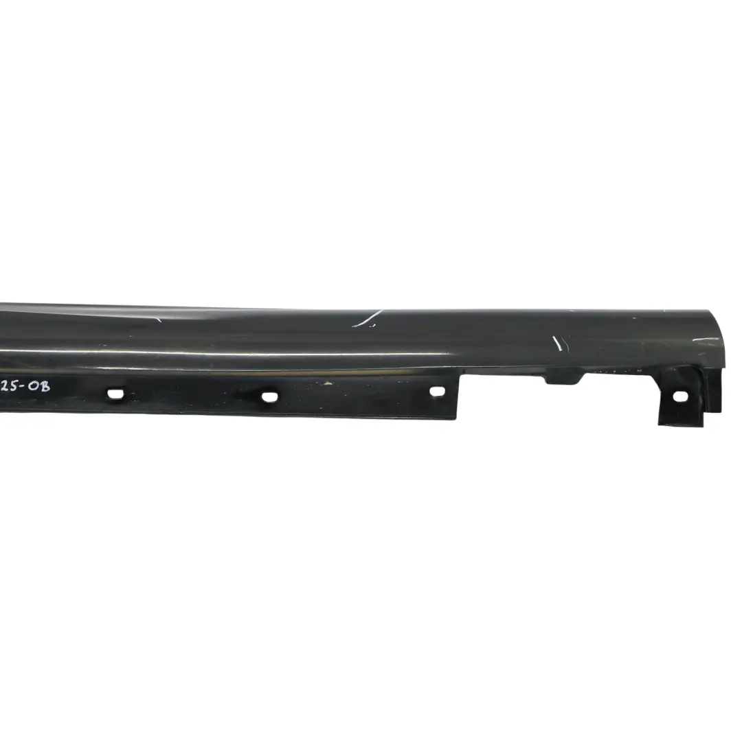  Side Skirt Mercedes A209 AMG Door Sill Cover Right O/S Obsidian Black - 197 - SKU A2096980425-OB - Part number A2096980425
