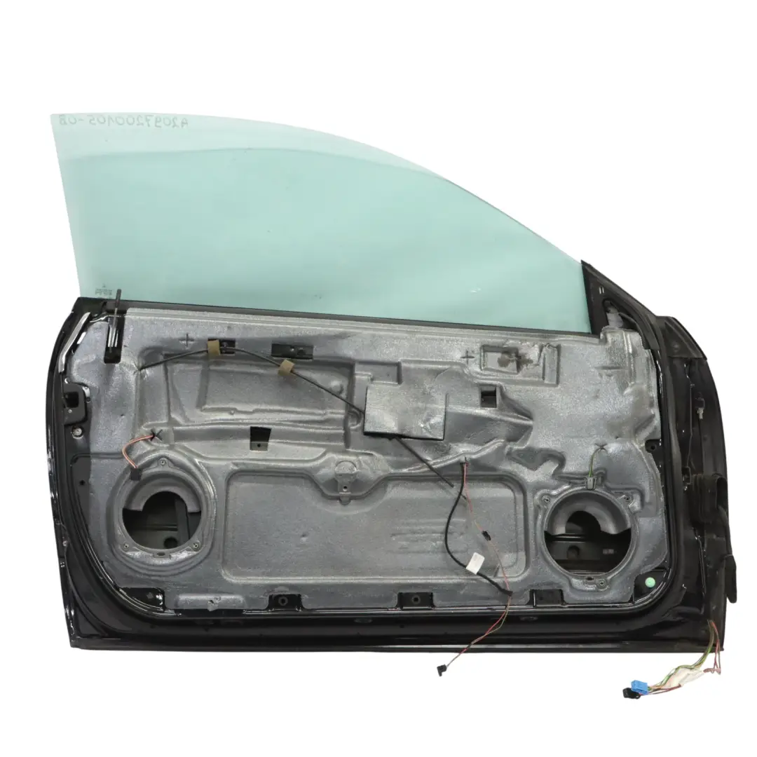 Porta Anteriore Sinistra Mercedes CLK W209 Obsidian Black Metallic - 197 per con numero di parte A2097200105 Porta Anteriore Sinistra Mercedes CLK W209 Obsidian Black Metallic - 197 - SKU A2097200105-OB - Numero di parte A2097200105