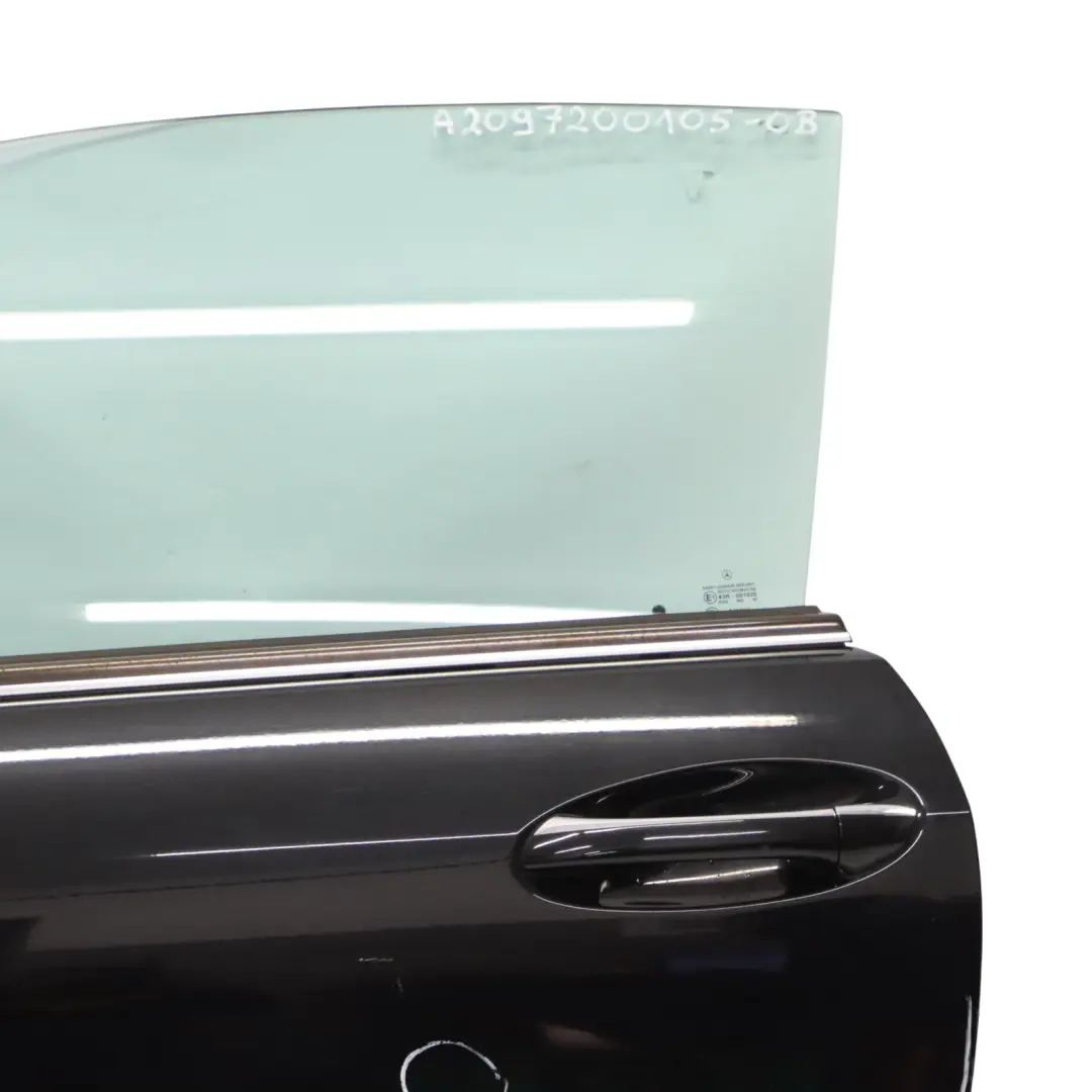 Porta Anteriore Sinistra Mercedes CLK W209 Obsidian Black Metallic - 197 per con numero di parte A2097200105 Porta Anteriore Sinistra Mercedes CLK W209 Obsidian Black Metallic - 197 - SKU A2097200105-OB - Numero di parte A2097200105