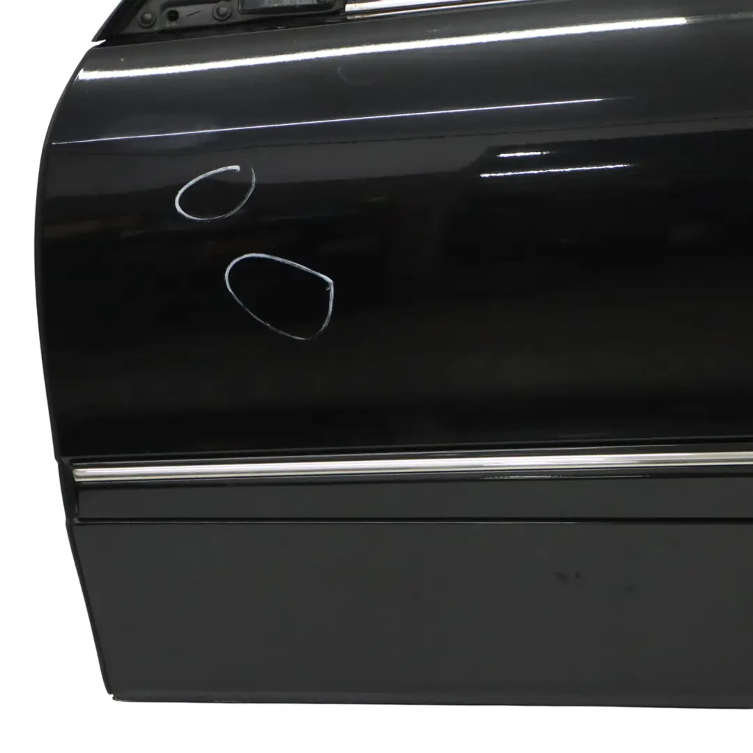 Door Front Left N/S Mercedes CLK W209 Obsidian Black Metallic - 197 to with Part number A2097200105 Door Front Left N/S Mercedes CLK W209 Obsidian Black Metallic - 197 - SKU A2097200105-OB - Part number A2097200105