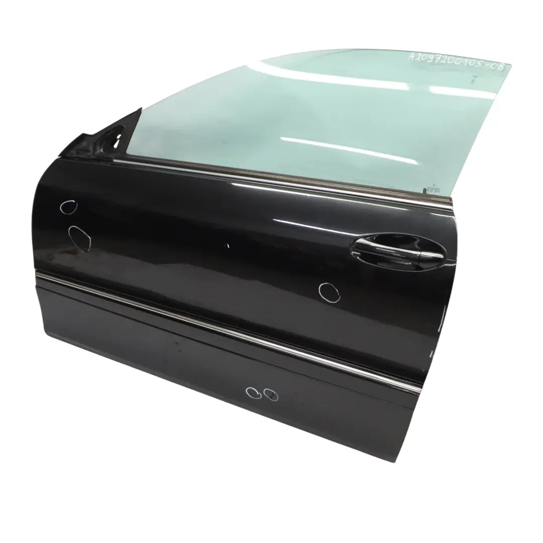  Door Front Left N/S Mercedes CLK W209 Obsidian Black Metallic - 197 - SKU A2097200105-OB - Part number A2097200105