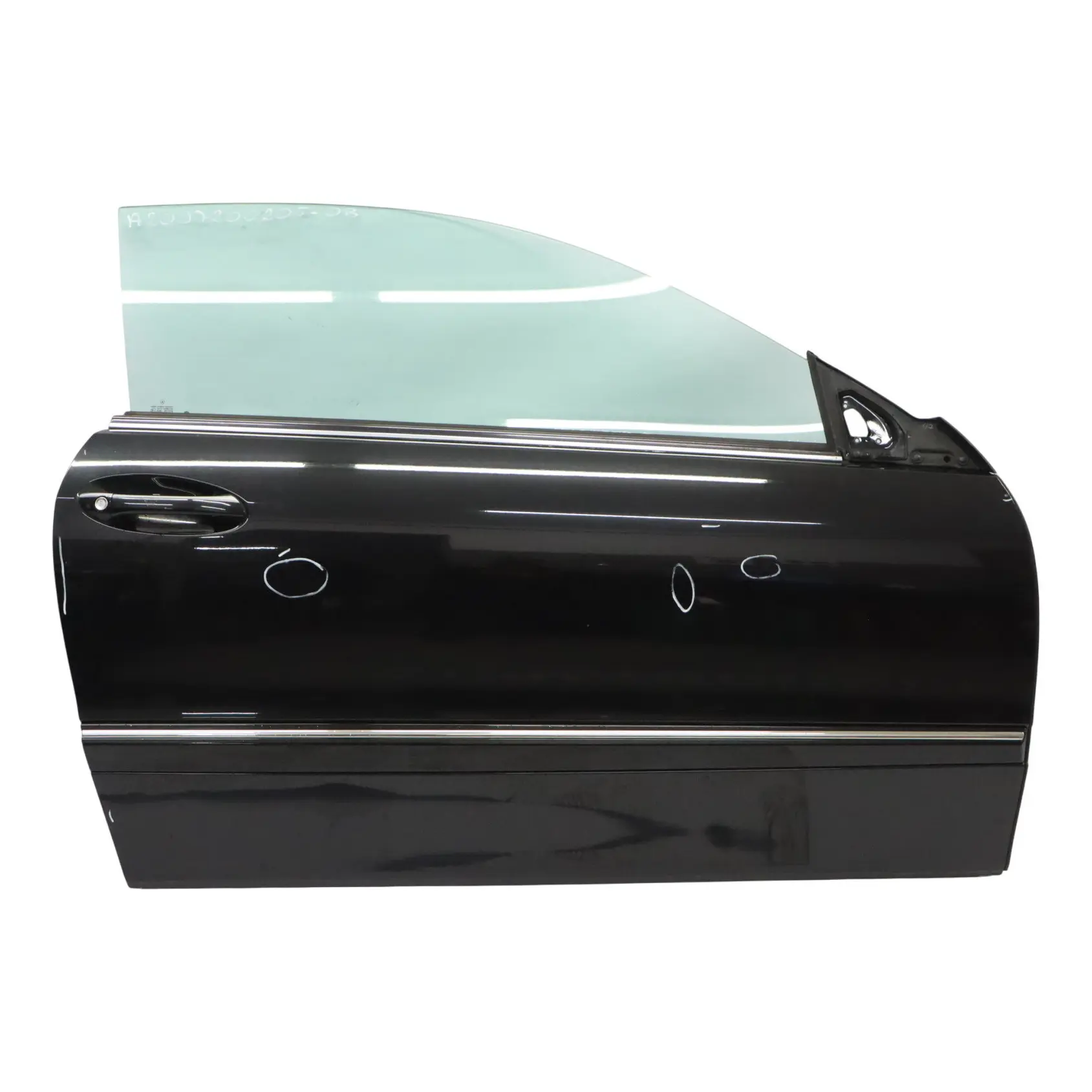 Porta Anteriore Mercedes W209 Porta Destra Obsidian Black Metallic Nero - 197