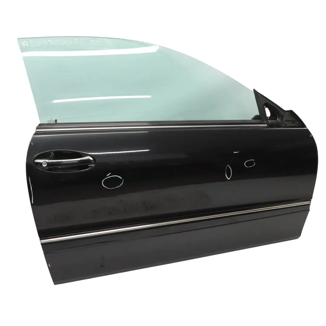 Puerta Delantera Mercedes W209 Puerta Derecha Obisidian Black Negro - 197 - SKU A2097200205-OB - Número de pieza A2097200205