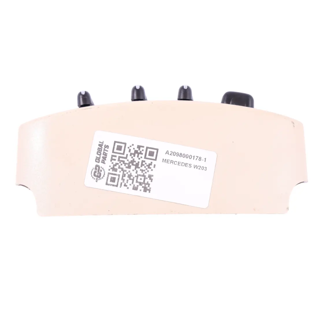 Regolazione Interruttore Sedile Anteriore Sinistro per Mercedes CLK W209 con numero di parte A2098000178 Mercedes CLK W209 Regolazione Interruttore Sedile Anteriore Sinistro - SKU A2098000178-1 - Numero di parte A2098000178