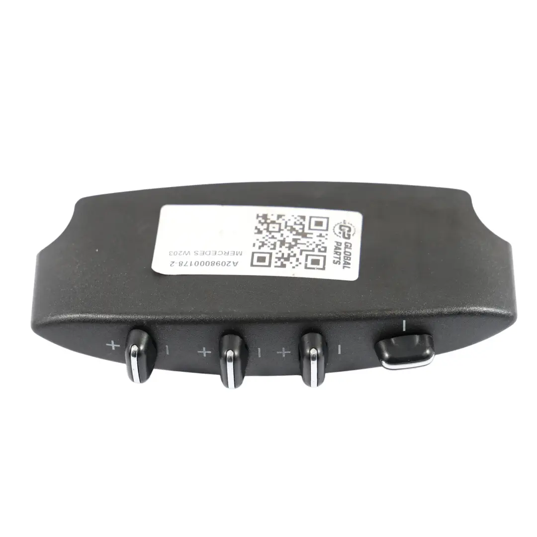 Mercedes W209 Interrupteur Réglage Lombaire Siège Avant Gauche - SKU A2098000178-2 - Numéro de pièce A2098000178