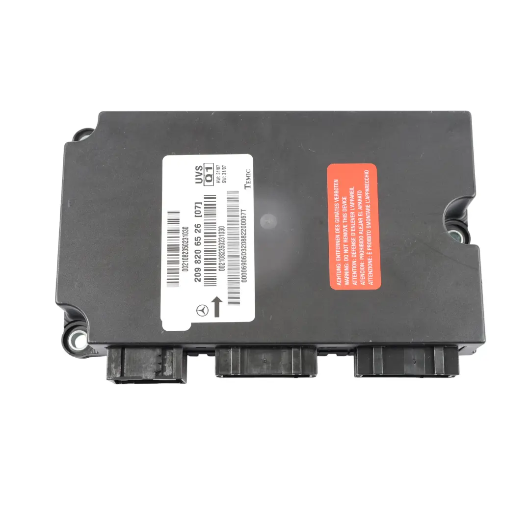 Mercedes C209 Cabrio Unità Di Controllo Pompa Tetto Interno - SKU A2098206526 - Numero di parte A2098206526
