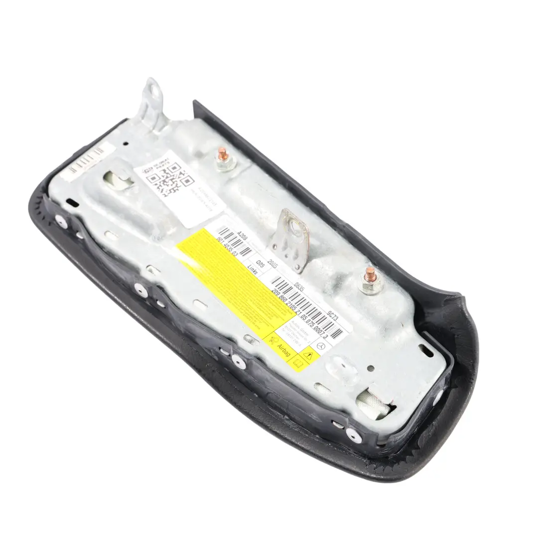 Mercedes CLK W209 Seat Side Module Front Left N/S Black Leather - SKU A2098602105 - Part number A2098602105