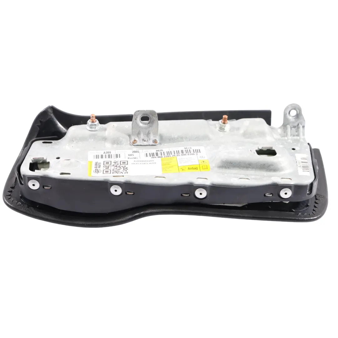 Mercedes A209 Module Air Latéral Siège Avant Droit Cuir Noir - SKU A2098602205 - Numéro de pièce A2098602205