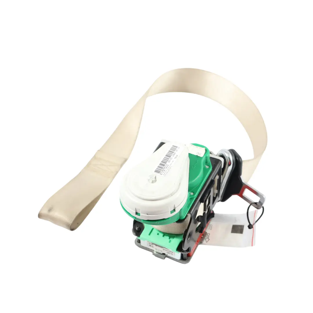 Mercedes C209 A209 W209 Front Seat Belt Left Right N/O/S Beige - SKU A2098602585-1 - Part number A2098602585