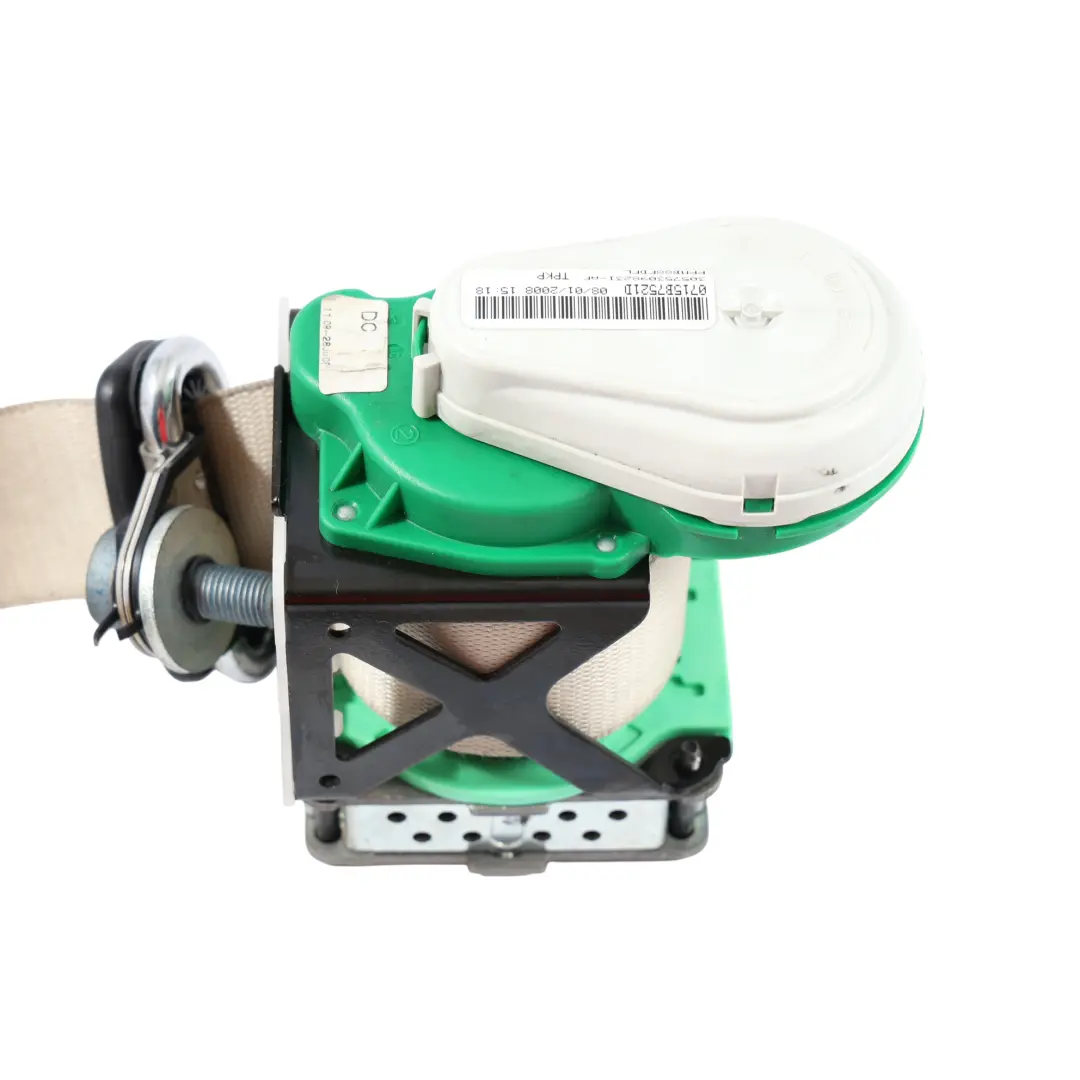 Mercedes C209 A209 W209 Front Seat Belt Left Right N/O/S Beige - SKU A2098602585-1 - Part number A2098602585