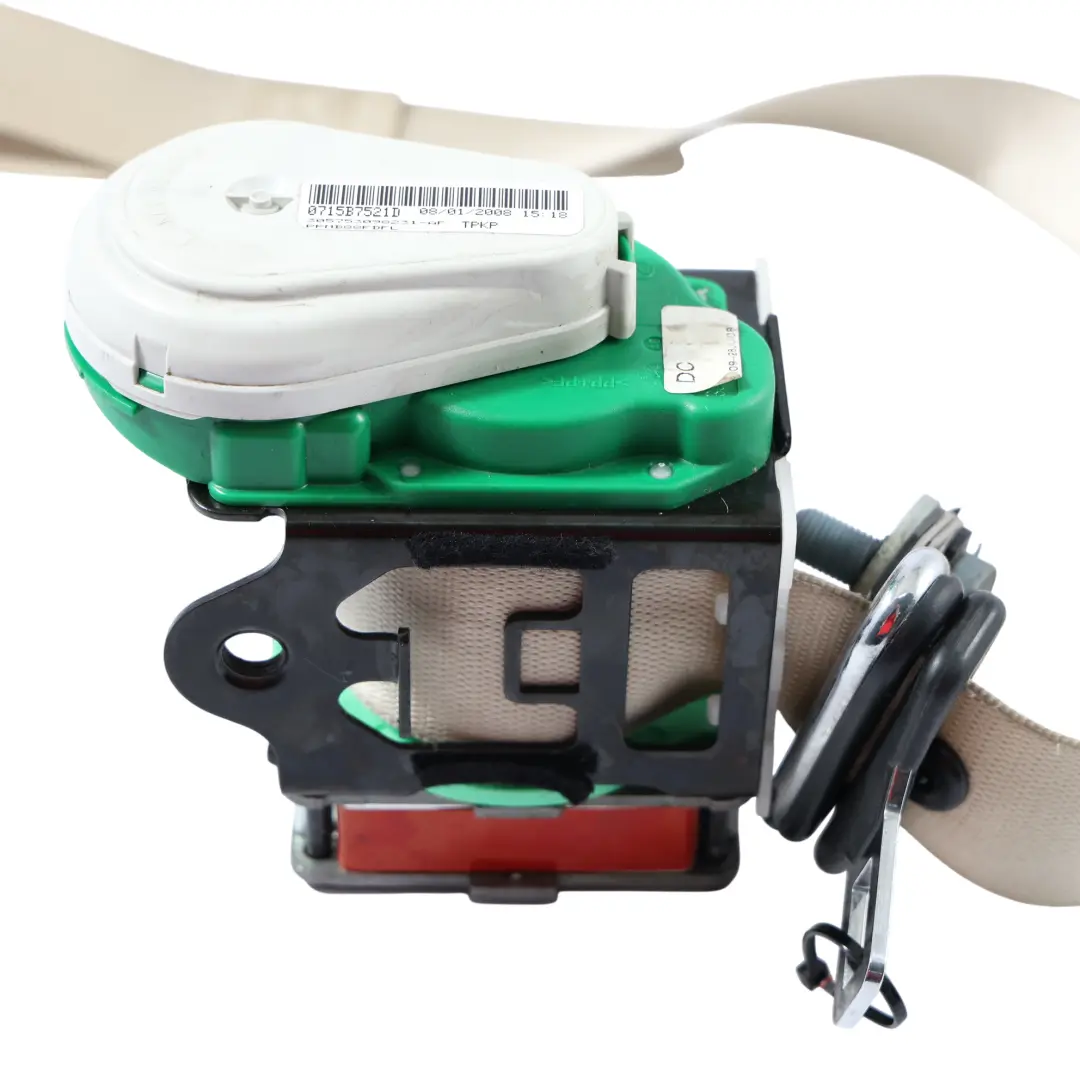 Mercedes C209 A209 W209 Front Seat Belt Left Right N/O/S Beige - SKU A2098602585-1 - Part number A2098602585