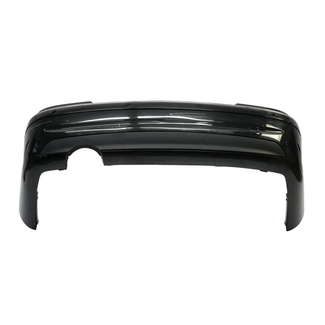 Rear Bumper Mercedes W209 Trim Panel Covering Obsidian Black Metallic - 197 - SKU A2098851625-OB - Part number A2098851625