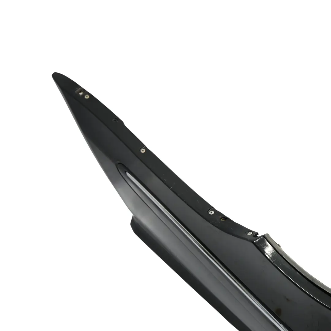 Bumper Mercedes W209 Trim Panel Covering Obsidian Black Metallic - 197 to Rear with Part number A2098851625 Rear Bumper Mercedes W209 Trim Panel Covering Obsidian Black Metallic - 197 - SKU A2098851625-OB - Part number A2098851625