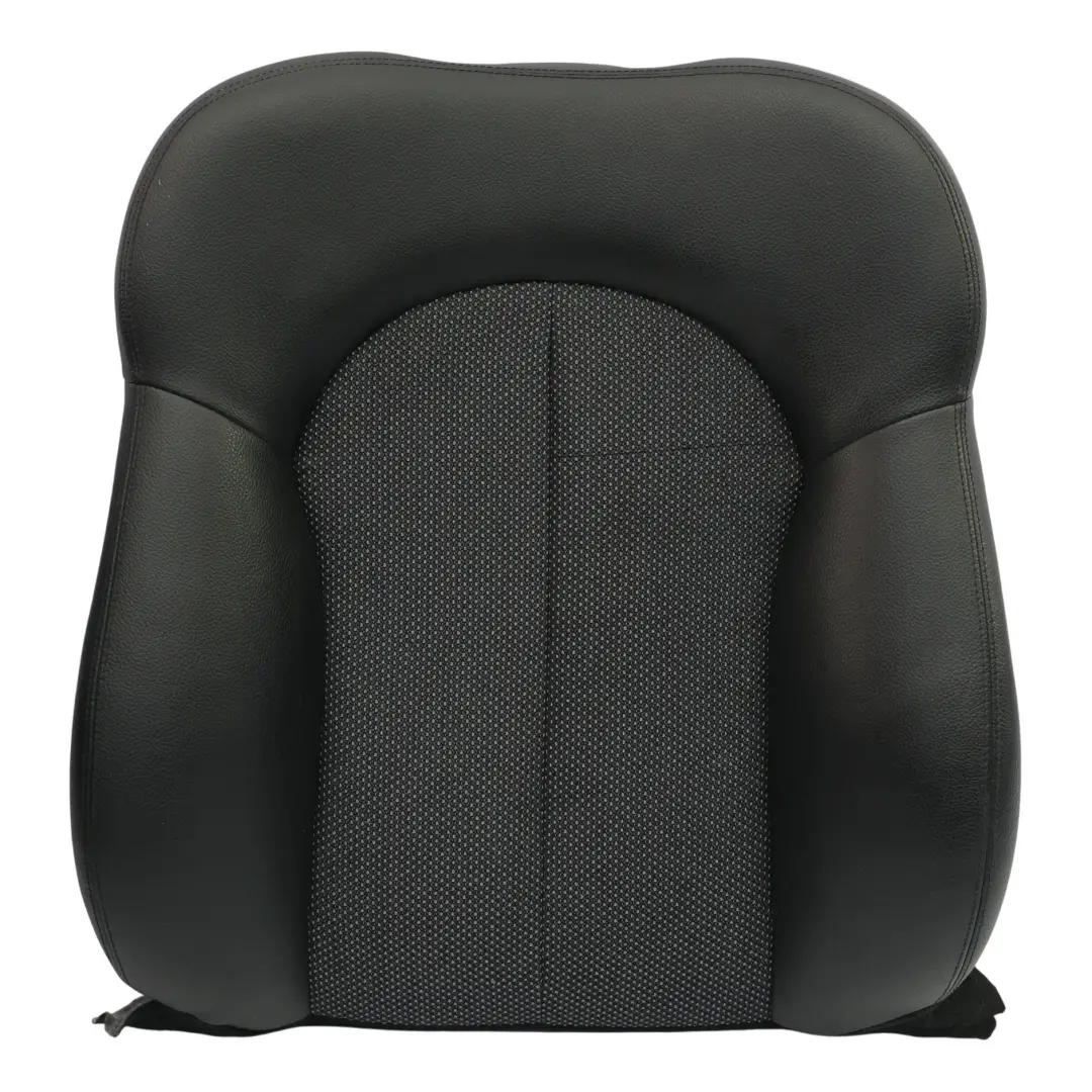 Mercedes CLK C209 Asiento Delantero Respaldo Izquierdo Tela Cuero Negro - SKU A2099109847-1 - Número de pieza A2099109847
