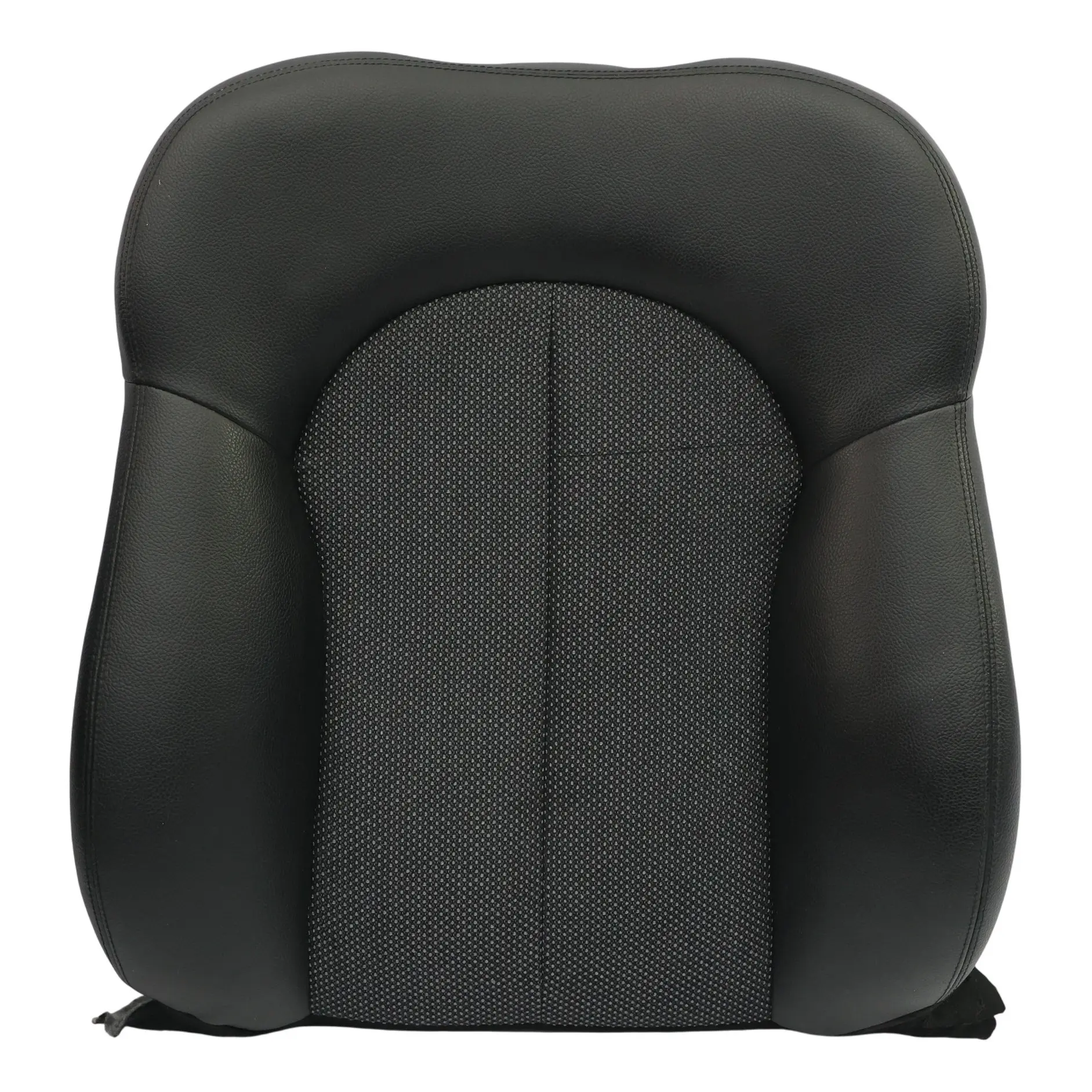 Mercedes CLK C209 Front Seat Backrest Left N/S Cloth Fabric Leather Black