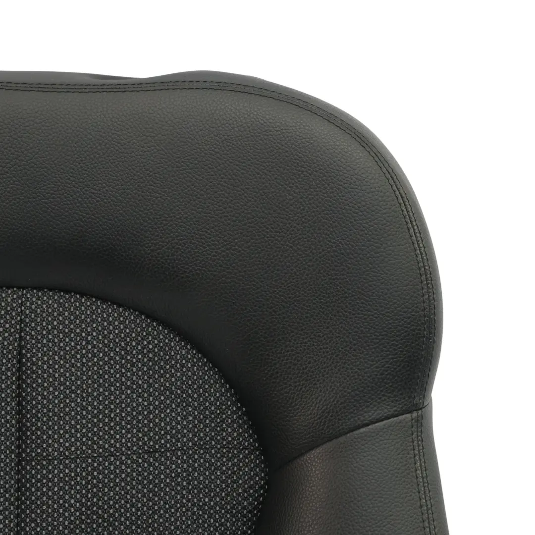 Mercedes CLK C209 Vorder Sitz Rücken Lehne Links Stoff Stoff Leder Schwarz - SKU A2099109847-1 - Teilenummer A2099109847