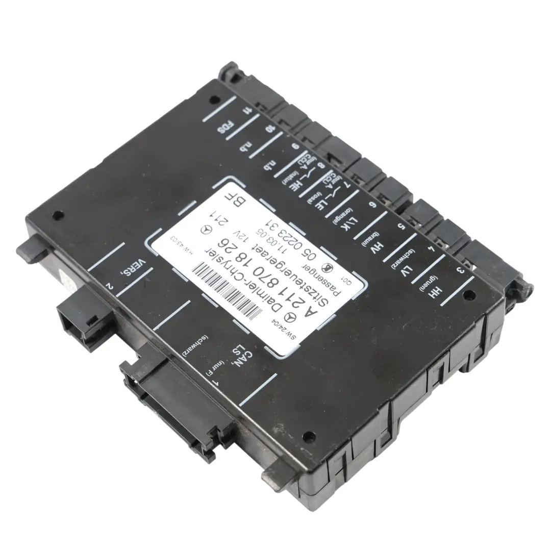 Mercedes W203 W211 Moduł Fotela Lewy Prawy Przód - SKU A2118701826 - Numer Części A2118701826