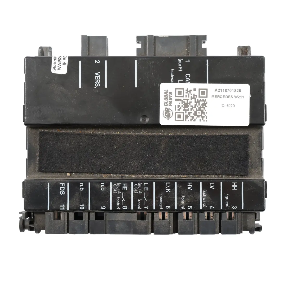  Sitz Modul Mercedes W203 W211 Steuergerät Vorne Links Rechts - SKU A2118701826 - Teilenummer A2118701826