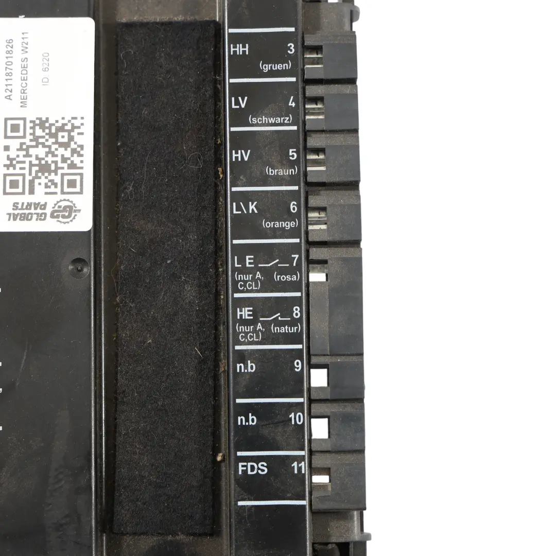 Mercedes W203 W211 Moduł Fotela Lewy Prawy Przód - SKU A2118701826 - Numer Części A2118701826