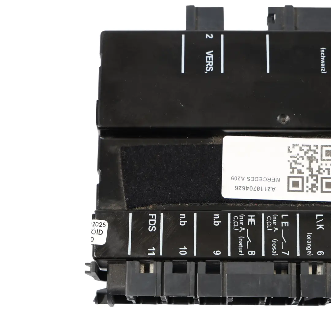 Asiento Conductor ECU Mercedes W203 A209 W211 Control Memoria - SKU A2118704626 - Número de pieza A2118704626