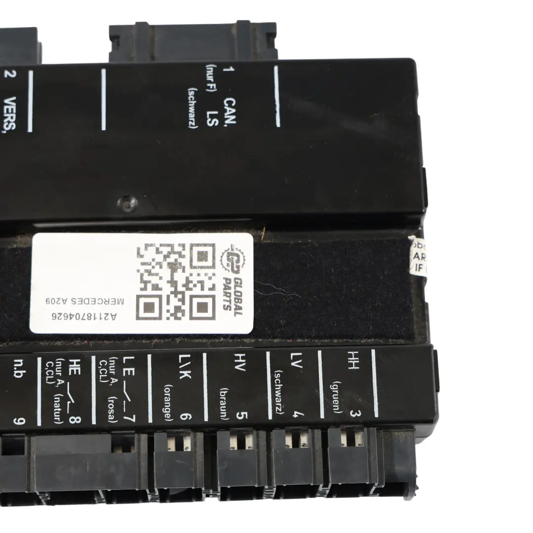  Asiento Conductor ECU Mercedes W203 A209 W211 Control Memoria - SKU A2118704626 - Número de pieza A2118704626