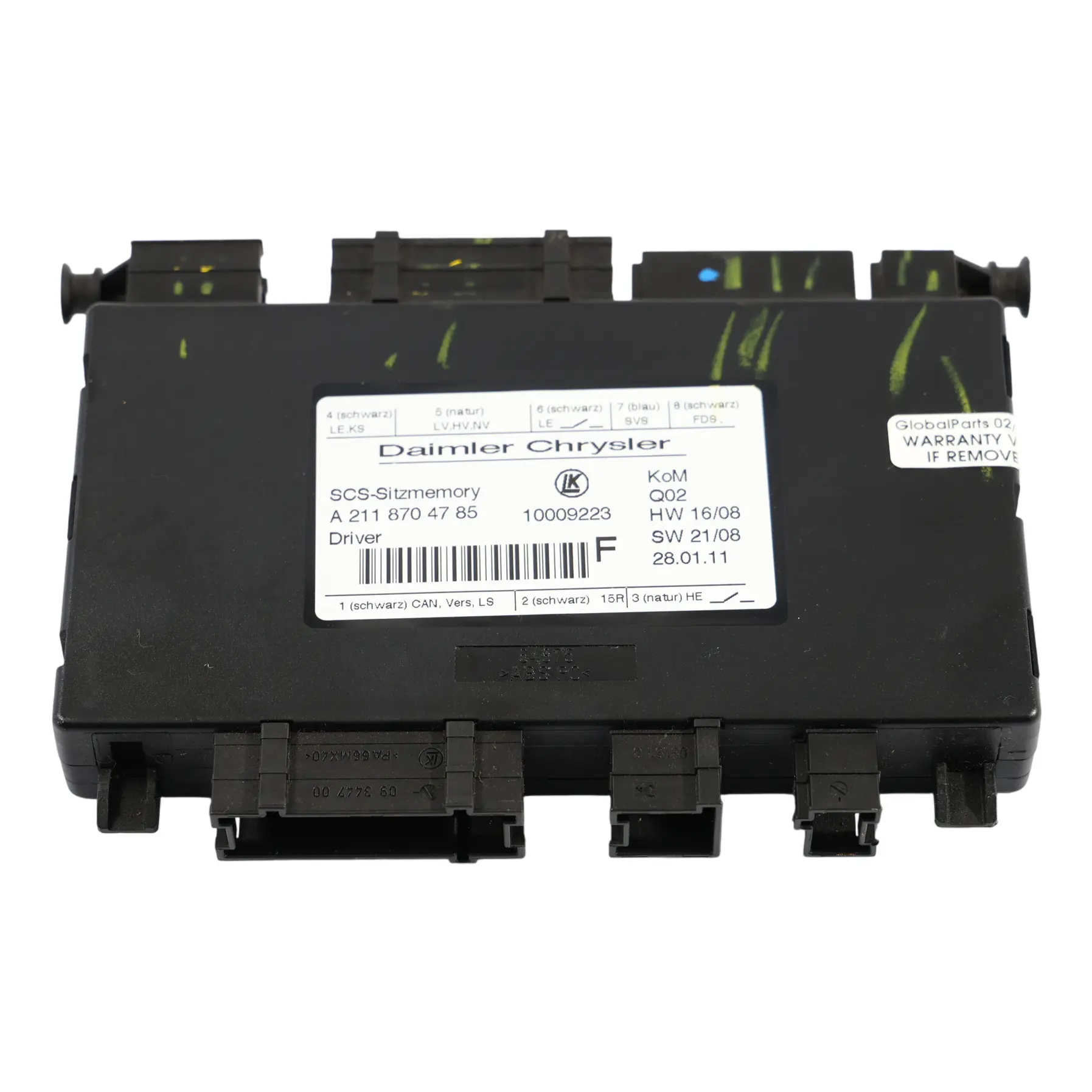 Mercedes W211 Front Seat Memory Control Unit Module Left Right O/S A2118704785