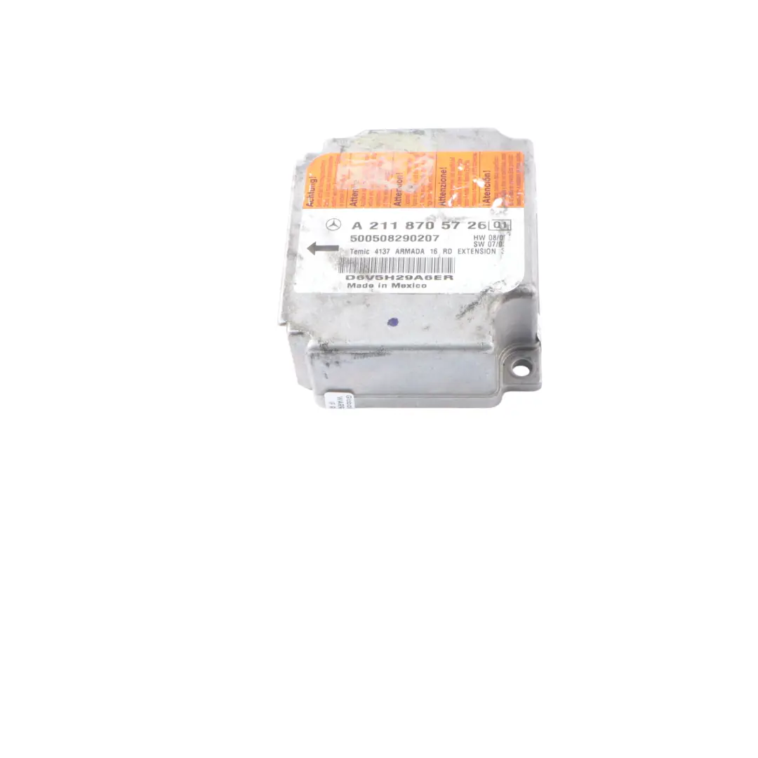 Módulo De Aire Mercedes W211 C219 Unidad Control Sistema Aire ECU para con número de pieza A2118705726 Módulo De Aire Mercedes W211 C219 Unidad Control Sistema Aire ECU - SKU A2118705726 - Número de pieza A2118705726