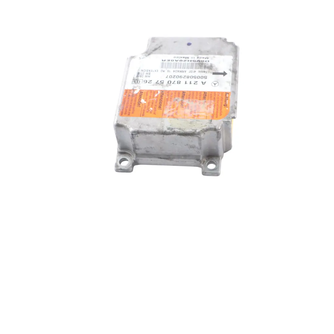 Moduł Sterownik Airbag Poduszek Powietrznych do Mercedes W211 C219 o numerze A2118705726 Mercedes W211 C219 Moduł Sterownik Airbag Poduszek Powietrznych - SKU A2118705726 - Numer Części A2118705726