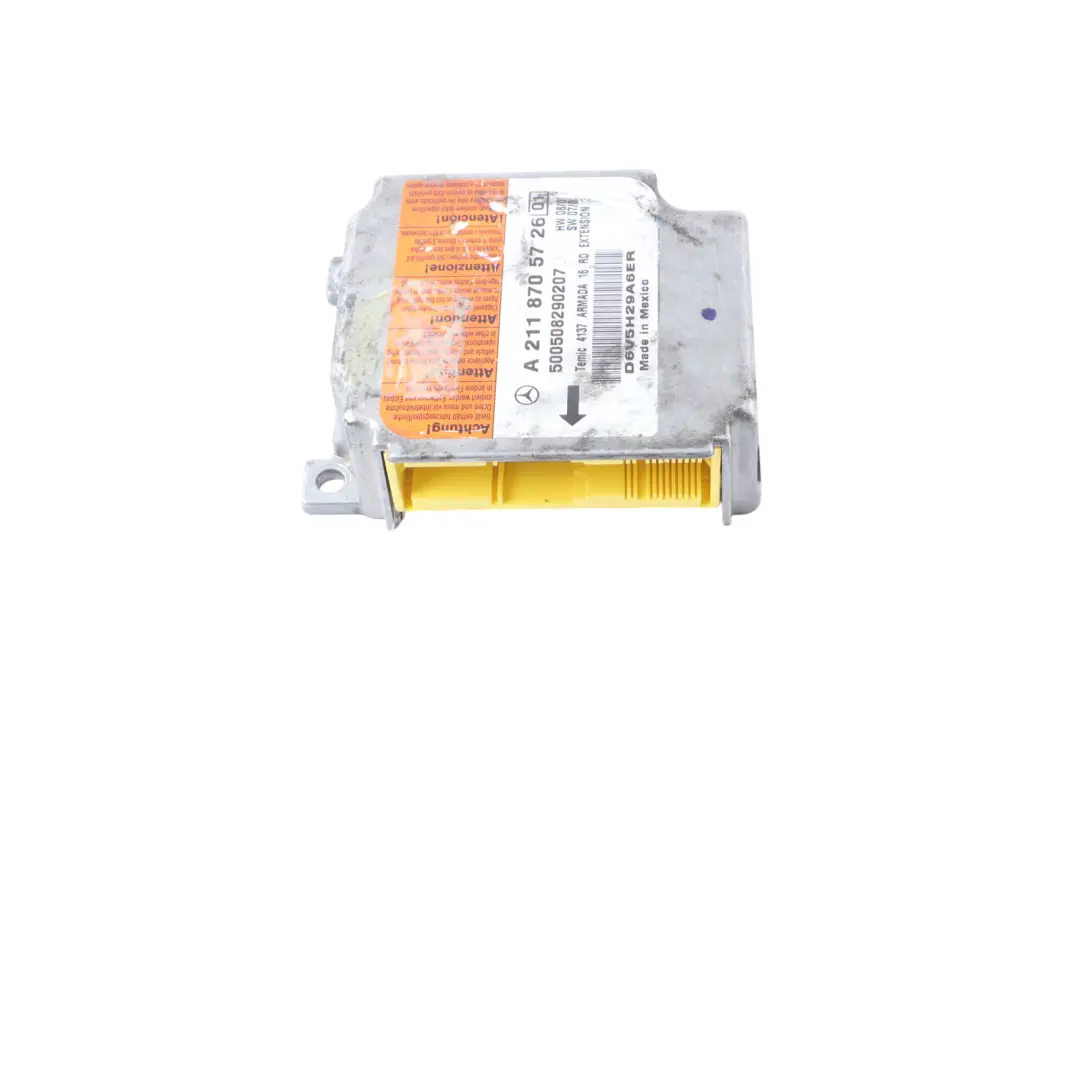 Module Mercedes W211 C219 Air System Control Unit ECU to Air with Part number A2118705726 Air Module Mercedes W211 C219 Air System Control Unit ECU - SKU A2118705726 - Part number A2118705726